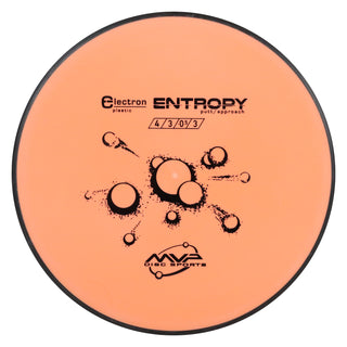 MVP Disc Golf Electron Entropy Putter 4/3/0/3 Orange 166 grams