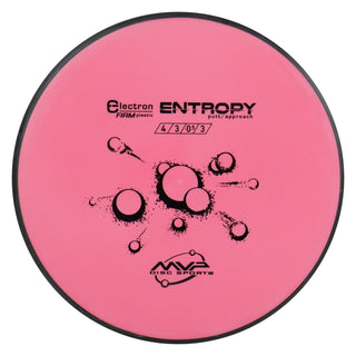 MVP Disc Golf Electron Firm Entropy Putter 4/3/0/3 Red 173 grams