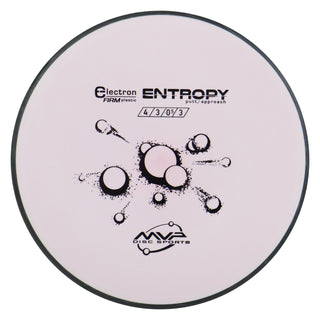MVP Disc Golf Electron Firm Entropy Putter 4/3/0/3 Pastel Pink 169 grams