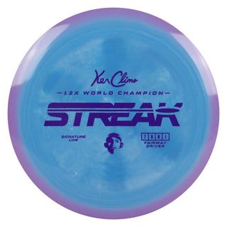 Climo Disc Golf Signature Line Streak Fairway Driver 7/5/0/1 Purple Blue/Purple 174 grams