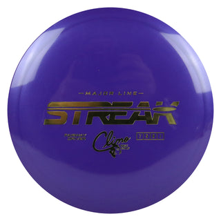 Climo Disc Golf Major Line Streak Fairway Driver 7/5/0/1 Purple/Gold 177 grams