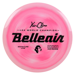 Climo Disc Golf Signature Line Belleair Midrange 5/4/0/2 Pink White/Black 178 grams