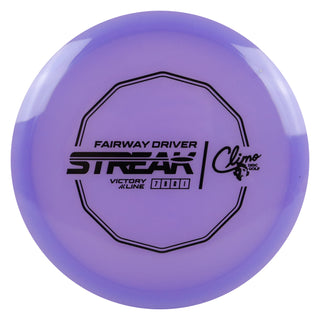 Climo Disc Golf Victory Line Streak Fairway Driver 7/5/0/1 Purple/Black 177 grams