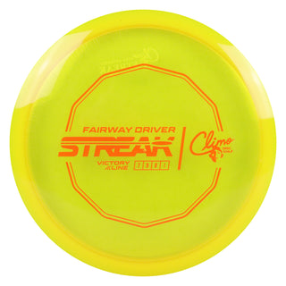 Climo Disc Golf Victory Line Streak Fairway Driver 7/5/0/1 Yellow/Orange 171 grams