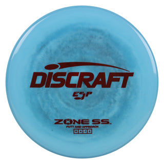 Discraft Disc Golf ESP Zone SS Putt and Approach 4/4/-1/2 Blue/Maroon 167-169g