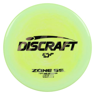 Discraft Disc Golf ESP Zone SS Putt and Approach 4/4/-1/2 Lime/Black Silver 167-169g