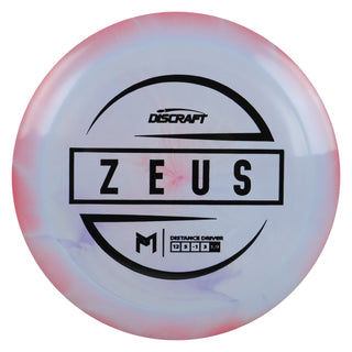 Discraft Disc Golf Paul McBeth Zeus Distance Driver 12/5/-1/3 Red Blue/Black 164-166g