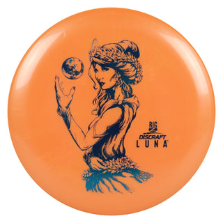 Discraft Disc Golf Paul McBeth Signature Big Z Luna Putter 3/4/0/2 Orange/Turquoise 173-174g