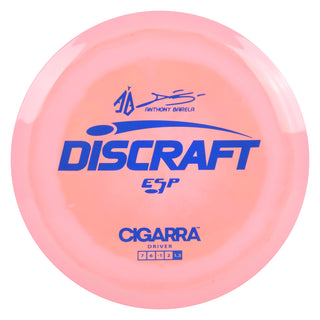 Discraft Disc Golf Anthony Barela Signature ESP Cigarra Fairway Driver 7/6/-1/2 Peach/Navy 175g