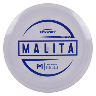 Discraft Disc Golf Paul McBeth First Run ESP Malita Midrange 5/5/-1/1 Grey/Navy 173-174g