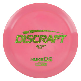 Discraft Disc Golf ESP Nuke OS Distance Driver 13/4/0/4 Dark Pink/Green Shimmer 170-170g