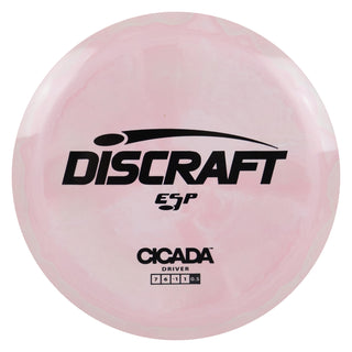 Discraft Disc Golf ESP Cicada Fairway Driver 7/6/-1/1 Light Pink/Black 167-169g