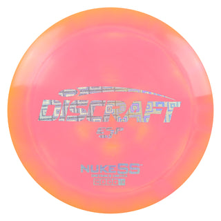 Discraft Disc Golf ESP Nuke SS Distance Driver 13/5/-3/3 Peach Mango/Cubic Prisms 169g