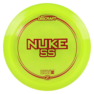 Discraft Disc Golf Z Line Nuke SS Distance Driver 13/5/-3/3 Yellow/Red 170-172