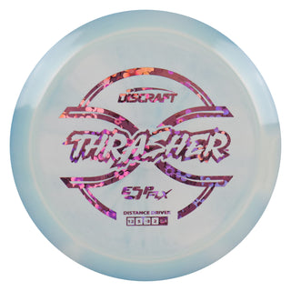 Discraft Disc Golf ESP FLX Thrasher Distance Driver 12/5/-3/2 Blue White/Flowers 170-172g