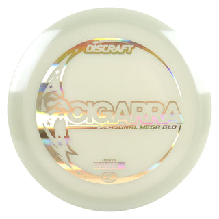 Discraft Disc Golf Seasonal Mega-Glo Cigarra Fairway Driver 7/6/-1/2 Gold Holo 170g