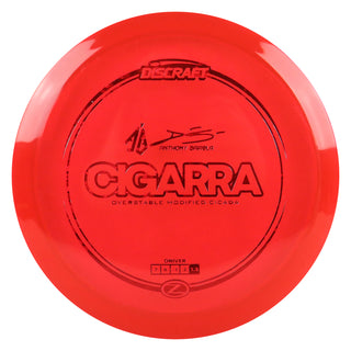 Discraft Disc Golf Anthony Barela Signature Series Z Line Cigarra Driver 7/6/-1/2 Red/Red Shatter 170g