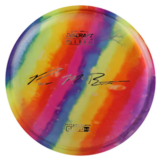 Discraft Disc Golf Paul McBeth Z Line Fly Dye Luna Putter 3/4/0/2 Rainbow/Black Silver 173-174g