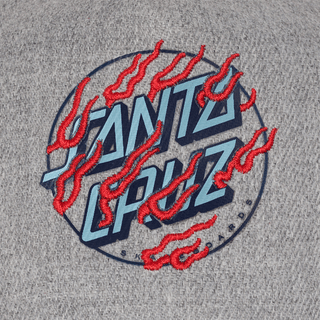 Santa Cruz Skateboards Hat Inferno Dot Snapback Mid Heather Grey/Navy