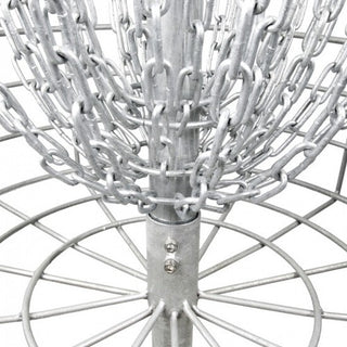 MVP Disc Golf Black Hole Portal Permanent Basket Yellow
