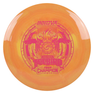Innova Disc Golf Team Champion Series Vaino Makela Star Teebird 7/5/0/2 Orange Swirl/Pink 173 grams
