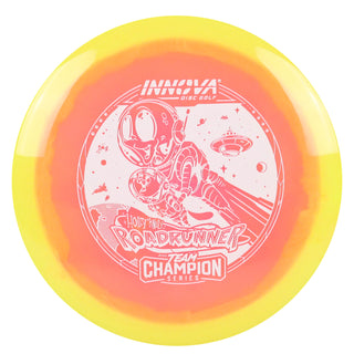 Innova Disc Golf Team Champion Series Holly Finley Halo Champion Roadrunner 9/5/-4/1 Yellow Peach/White 171 grams