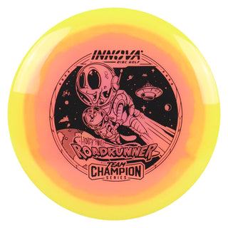 Innova Disc Golf Team Champion Series Holly Finley Halo Champion Roadrunner 9/5/-4/1 Yellow Peach/Black 170 grams