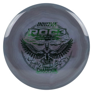 Innova Disc Golf Team Champion Series Joona Heinanen Star Roc3 5/4/0/3 Black Swirl/Green 180 grams