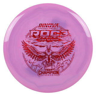 Innova Disc Golf Team Champion Series Joona Heinanen Star Roc3 5/4/0/3 Pink Swirl/Red Matrix 180 grams