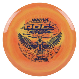 Innova Disc Golf Team Champion Series Joona Heinanen Star Roc3 5/4/0/3 Orange Swirl/Navy 180 grams