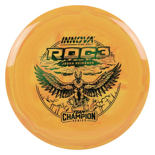 Innova Disc Golf Team Champion Series Joona Heinanen Star Roc3 5/4/0/3 Orange Swirl/Green 180 grams