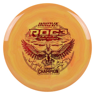 Innova Disc Golf Team Champion Series Joona Heinanen Star Roc3 5/4/0/3 Orange Swirl/Red Matrix 180 grams