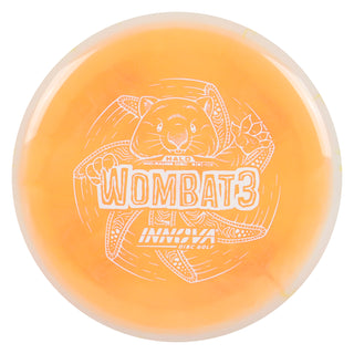 Innova Disc Golf Halo Star Wombat3 Midrange 5/6/-1/0 White Orange/White 176 grams