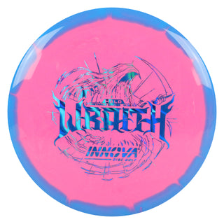 Innova Disc Golf Halo Star Wraith Distance Driver 11/5/-1/3 Blue Pink/Blue Waves 173 grams
