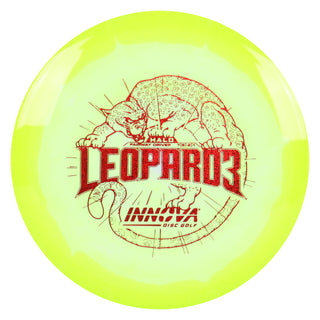 Innova Disc Golf Halo Star Leopard3 Fairway Driver 7/5/-2/1 DayGlo/Red Shimmer 158 grams
