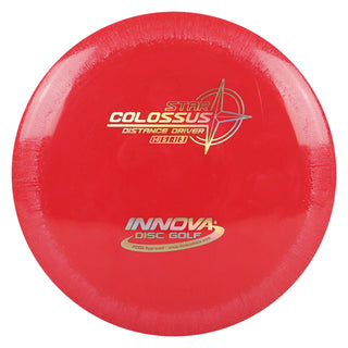 Innova Disc Golf Star Colossus Distance Driver 14/5/-2/3 Red/Gold Holo 166 grams