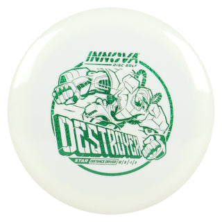 Innova Disc Golf Star Destroyer Distance Driver 12/5/-1/3 White/Matrix 149 grams