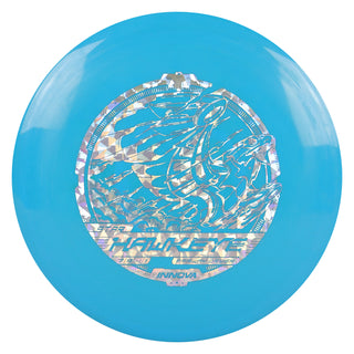 Innova Disc Golf Star Hawkeye Fairway Driver 7/5/-1/1 Blue/Holo Shatter 171 grams