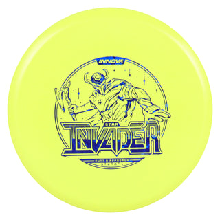 Innova Disc Golf Star Invader Putting Disc 3/2/0/1 Yellow/Navy Shatter 172 grams