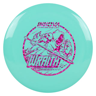 Innova Disc Golf Star Wraith Distance Driver 11/5/-1/3 Teal/Magenta Shatter 170 grams