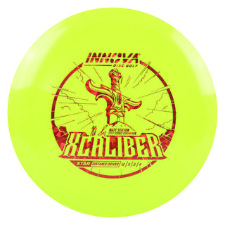 Innova Disc Golf Star Xcaliber Distance Driver 12/5/0/4 DayGlo/Red Shatter 167 grams