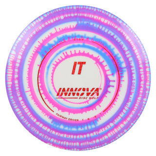 Innova Disc Golf Star I-Dye IT Fairway Driver 7/6/-2/1 Blue Purple Swirl/Red Shimmer 173 grams