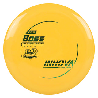 Innova Disc Golf Pro Boss Distance Driver 13/5/-1/3 Mango/Green 172 grams