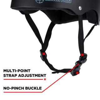 187 Skateboard Helmet Pro Skate w/ Sweatsaver Liner Charcoal Size L