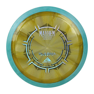 Axiom Disc Golf Plasma Mayhem Distance Driver Gold/Celadon 172 grams