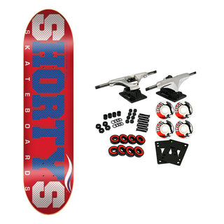 Shorty's Skateboard Complete S-horty-S Mesh Red 8.125"