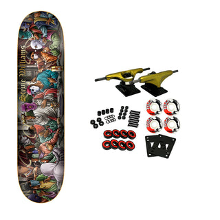 DGK Skateboard Complete Stevie Williams Last Supper 8.06" x 31.85"