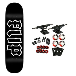 Flip Skateboard Complete Cancelled Blackout 8.25" x 31.71"
