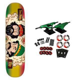 Flip Skateboard Complete Penny Rasta Stripe 8.125" x 31.59"