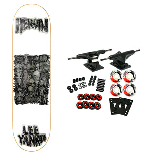 Heroin Skateboard Complete Yankou Allegory of Fear 8.25" x 31.25"